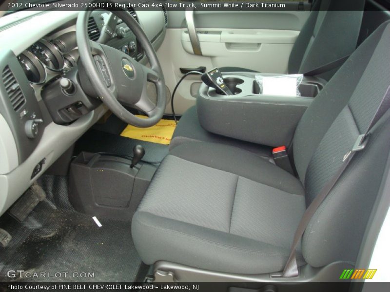 Summit White / Dark Titanium 2012 Chevrolet Silverado 2500HD LS Regular Cab 4x4 Plow Truck