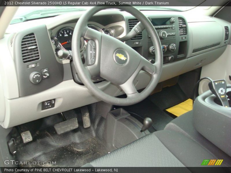 Summit White / Dark Titanium 2012 Chevrolet Silverado 2500HD LS Regular Cab 4x4 Plow Truck