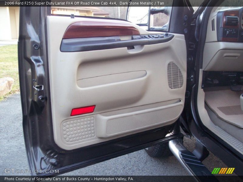 Dark Stone Metallic / Tan 2006 Ford F250 Super Duty Lariat FX4 Off Road Crew Cab 4x4