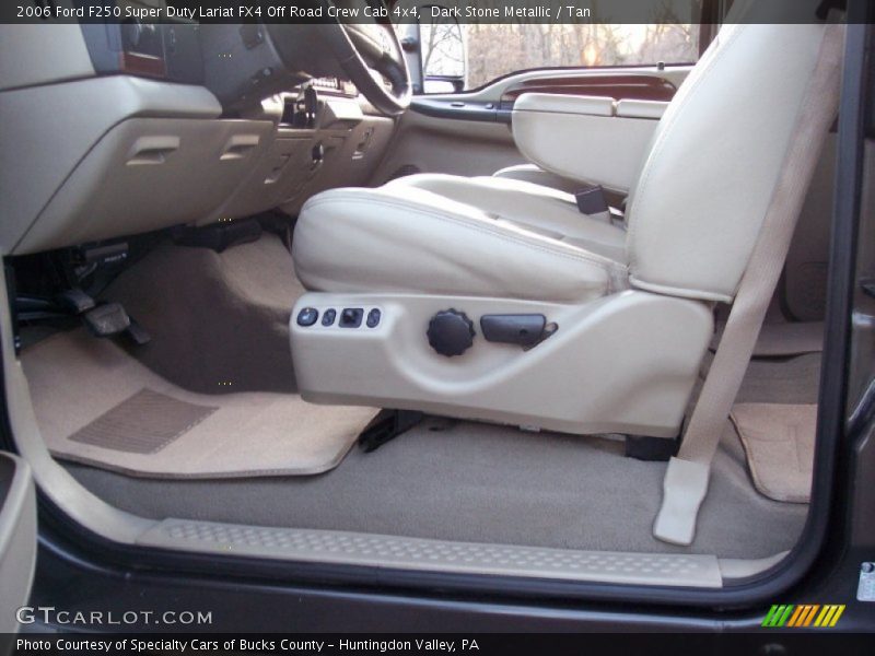 Dark Stone Metallic / Tan 2006 Ford F250 Super Duty Lariat FX4 Off Road Crew Cab 4x4