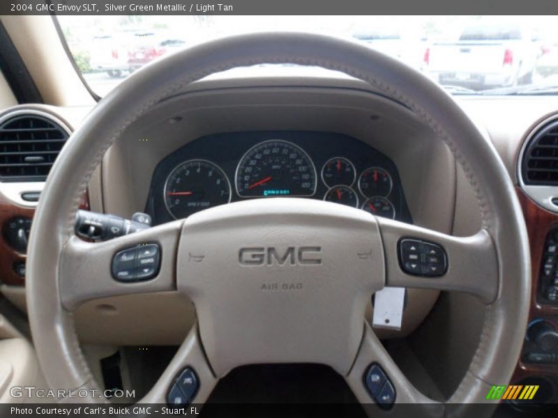 Silver Green Metallic / Light Tan 2004 GMC Envoy SLT