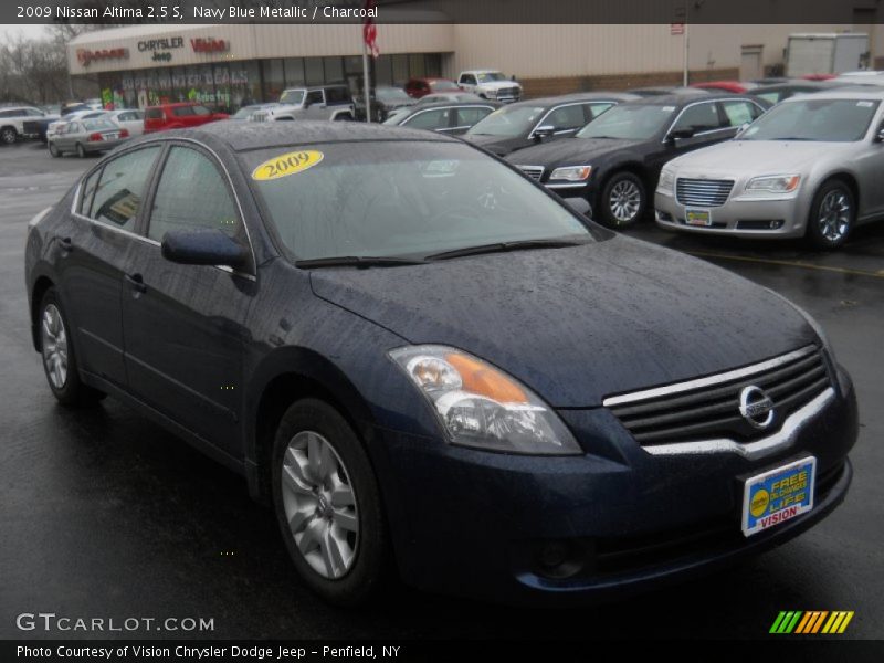 Navy Blue Metallic / Charcoal 2009 Nissan Altima 2.5 S