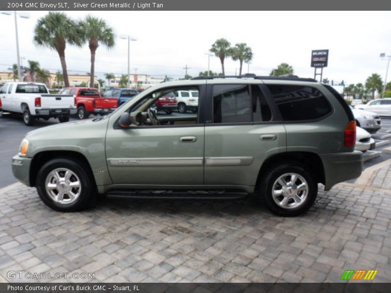 Silver Green Metallic / Light Tan 2004 GMC Envoy SLT