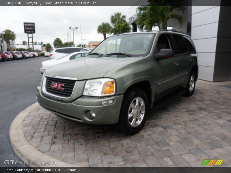 Silver Green Metallic / Light Tan 2004 GMC Envoy SLT