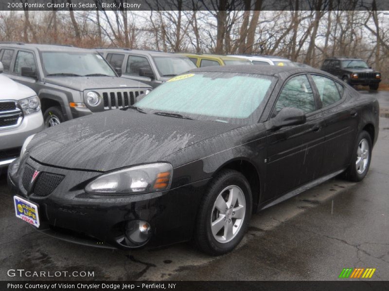 Black / Ebony 2008 Pontiac Grand Prix Sedan