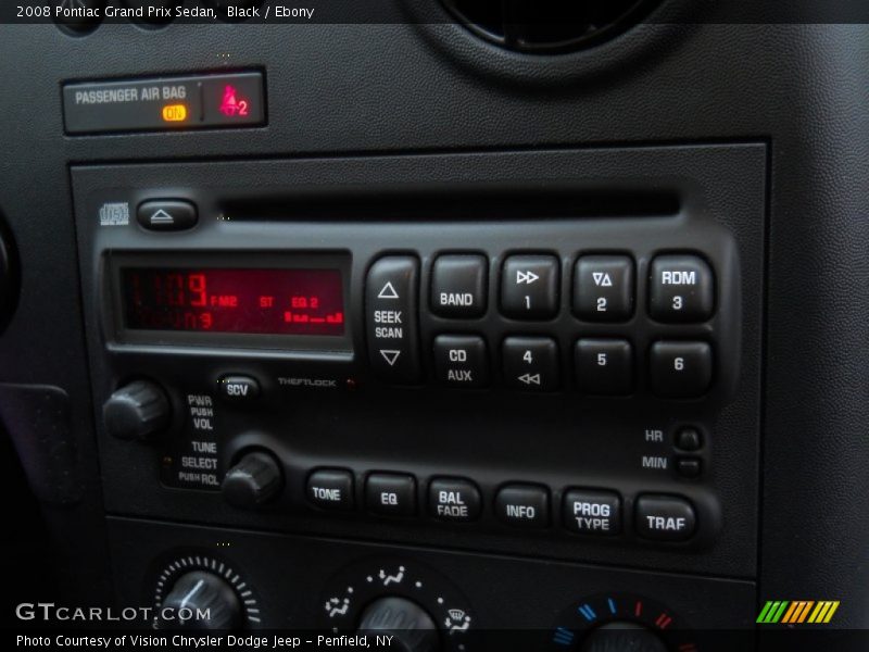 Black / Ebony 2008 Pontiac Grand Prix Sedan