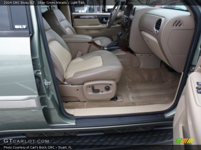 Silver Green Metallic / Light Tan 2004 GMC Envoy SLT