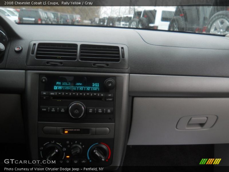 Rally Yellow / Gray 2008 Chevrolet Cobalt LS Coupe