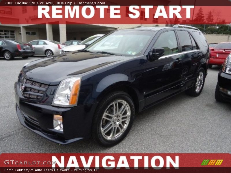 Blue Chip / Cashmere/Cocoa 2008 Cadillac SRX 4 V6 AWD