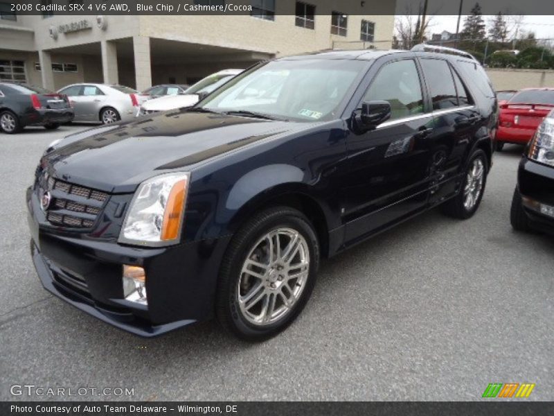 Blue Chip / Cashmere/Cocoa 2008 Cadillac SRX 4 V6 AWD