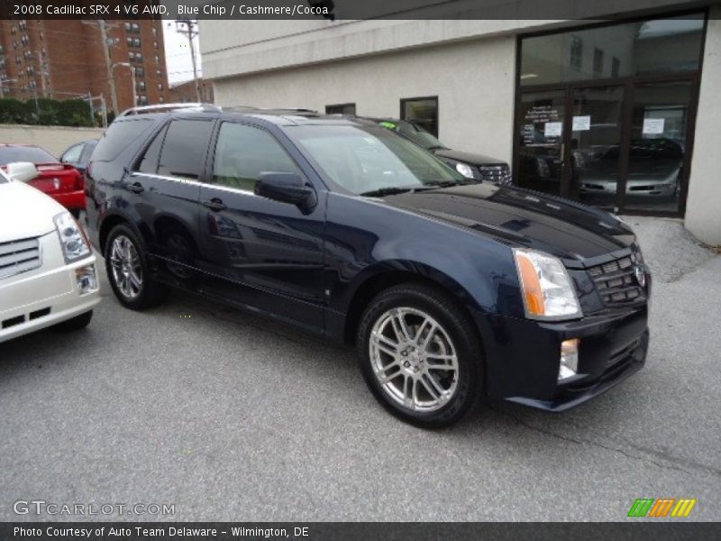 Blue Chip / Cashmere/Cocoa 2008 Cadillac SRX 4 V6 AWD