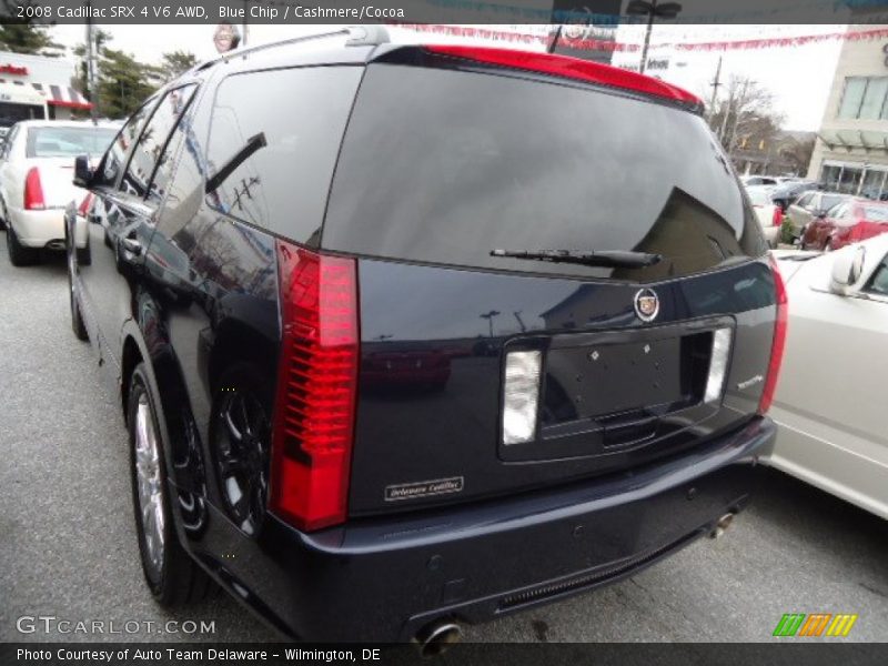 Blue Chip / Cashmere/Cocoa 2008 Cadillac SRX 4 V6 AWD