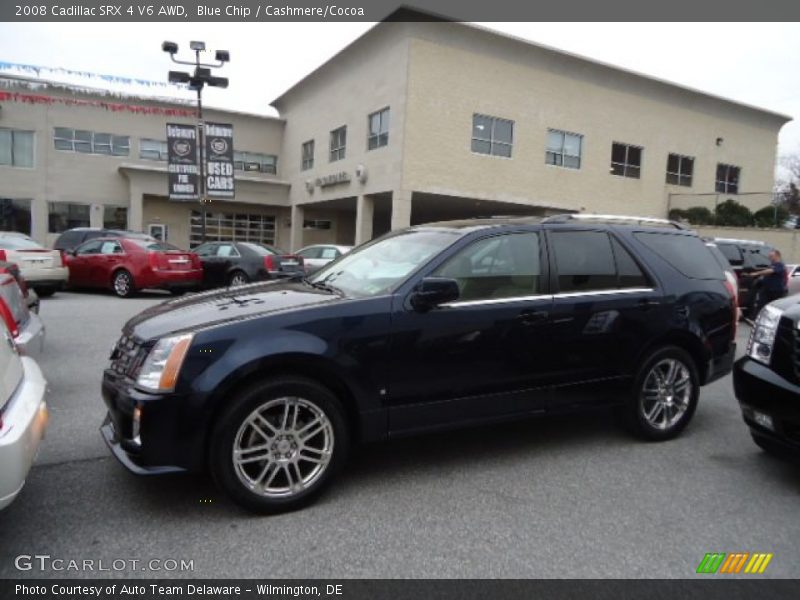 Blue Chip / Cashmere/Cocoa 2008 Cadillac SRX 4 V6 AWD
