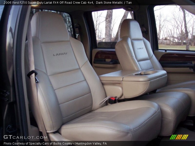 Dark Stone Metallic / Tan 2006 Ford F250 Super Duty Lariat FX4 Off Road Crew Cab 4x4
