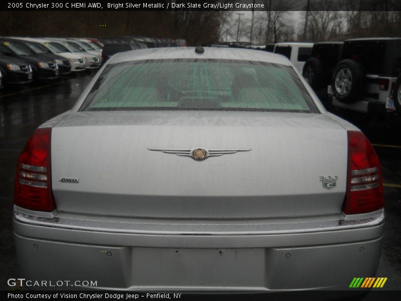 Bright Silver Metallic / Dark Slate Gray/Light Graystone 2005 Chrysler 300 C HEMI AWD