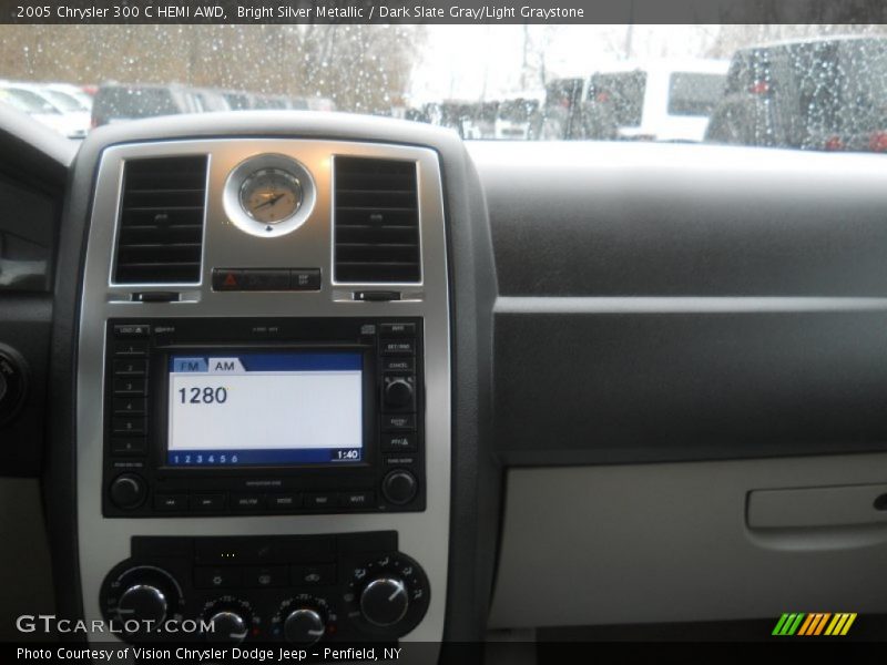 Bright Silver Metallic / Dark Slate Gray/Light Graystone 2005 Chrysler 300 C HEMI AWD