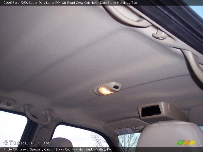Dark Stone Metallic / Tan 2006 Ford F250 Super Duty Lariat FX4 Off Road Crew Cab 4x4