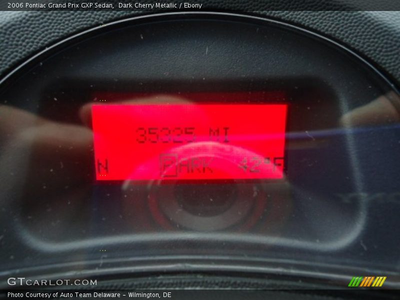 Dark Cherry Metallic / Ebony 2006 Pontiac Grand Prix GXP Sedan