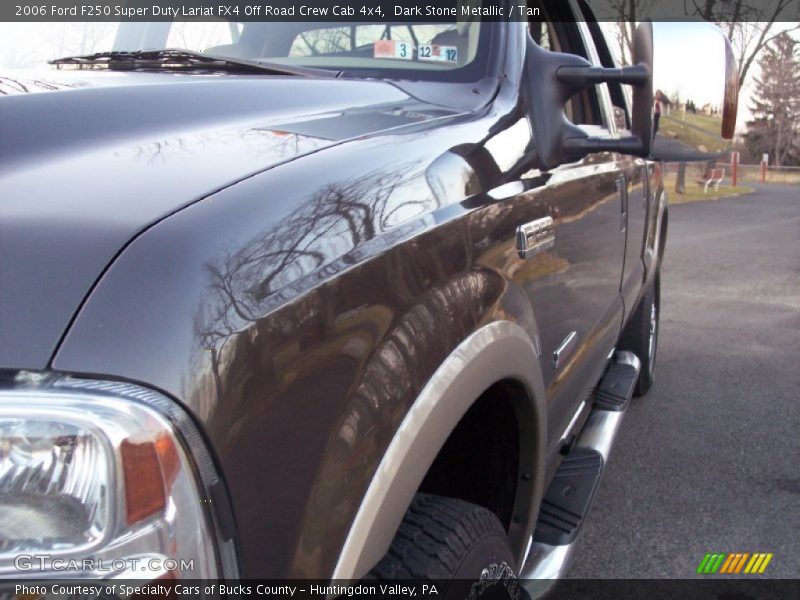 Dark Stone Metallic / Tan 2006 Ford F250 Super Duty Lariat FX4 Off Road Crew Cab 4x4