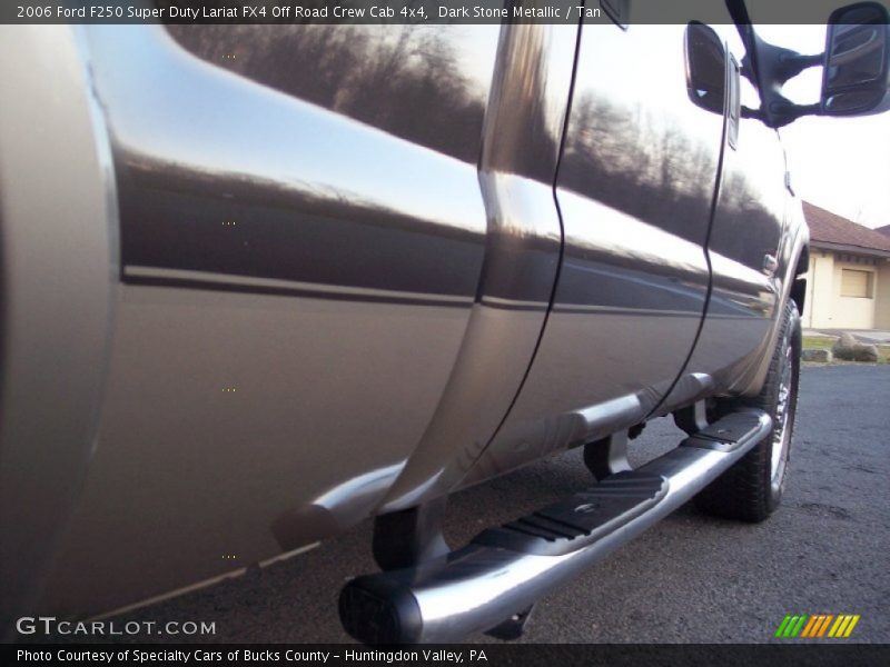 Dark Stone Metallic / Tan 2006 Ford F250 Super Duty Lariat FX4 Off Road Crew Cab 4x4