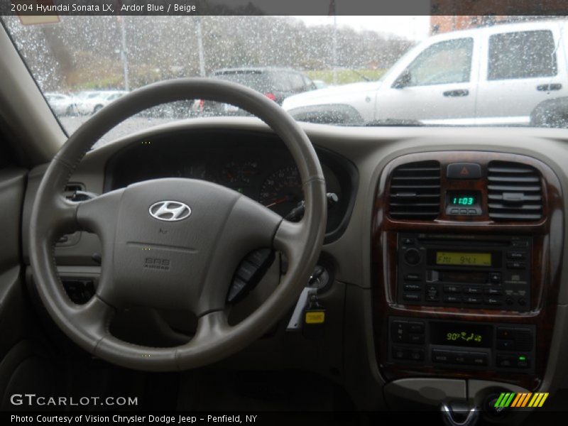 Ardor Blue / Beige 2004 Hyundai Sonata LX