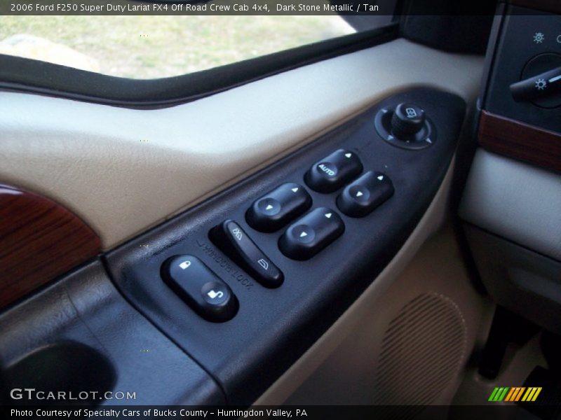 Dark Stone Metallic / Tan 2006 Ford F250 Super Duty Lariat FX4 Off Road Crew Cab 4x4