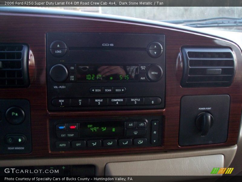 Dark Stone Metallic / Tan 2006 Ford F250 Super Duty Lariat FX4 Off Road Crew Cab 4x4
