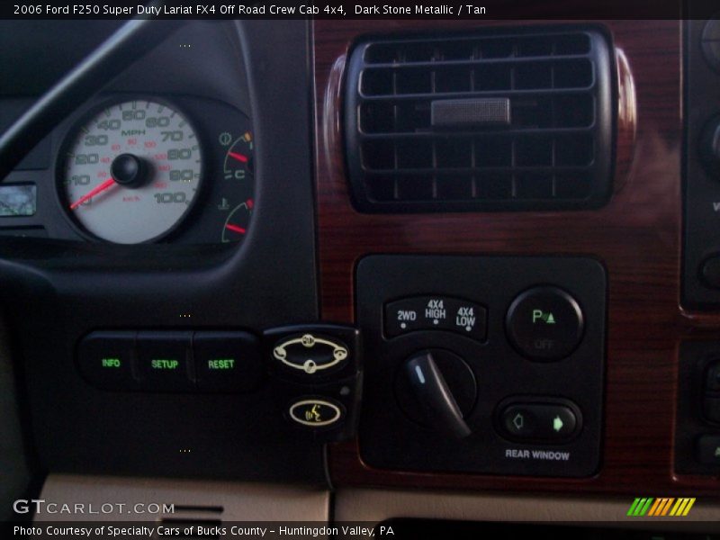 Dark Stone Metallic / Tan 2006 Ford F250 Super Duty Lariat FX4 Off Road Crew Cab 4x4