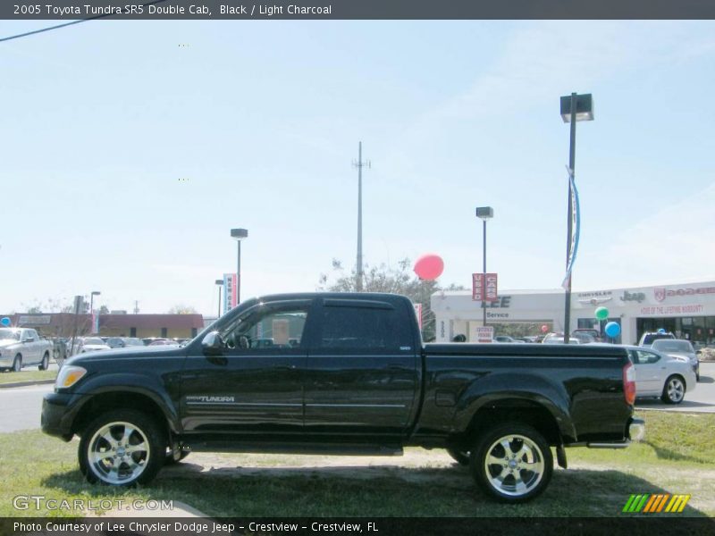 Black / Light Charcoal 2005 Toyota Tundra SR5 Double Cab