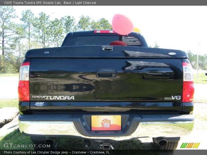 Black / Light Charcoal 2005 Toyota Tundra SR5 Double Cab