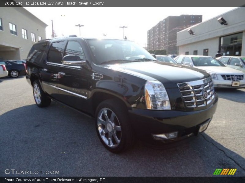 Black Raven / Ebony 2008 Cadillac Escalade ESV AWD