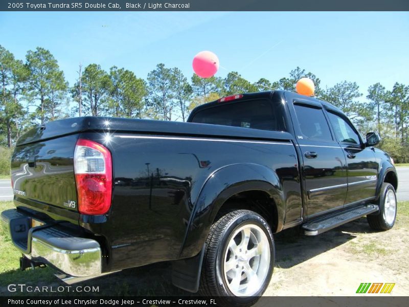 Black / Light Charcoal 2005 Toyota Tundra SR5 Double Cab