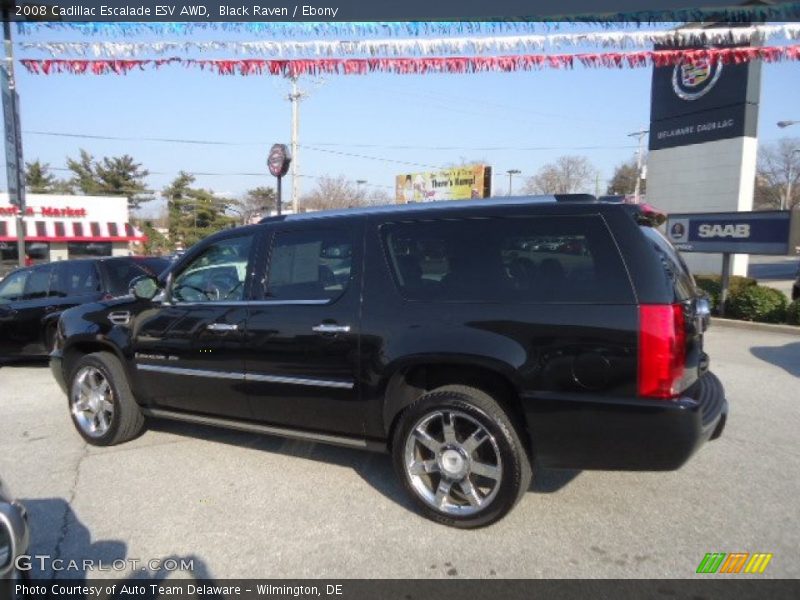 Black Raven / Ebony 2008 Cadillac Escalade ESV AWD