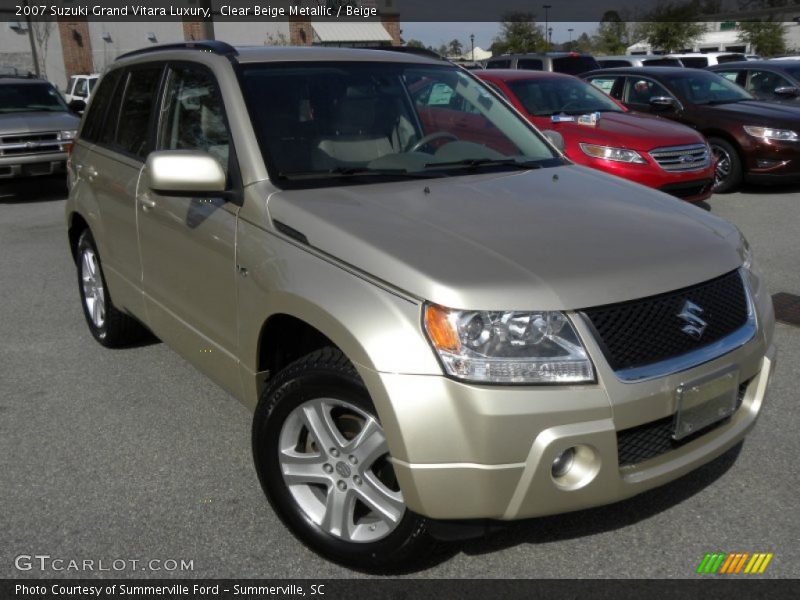 Clear Beige Metallic / Beige 2007 Suzuki Grand Vitara Luxury