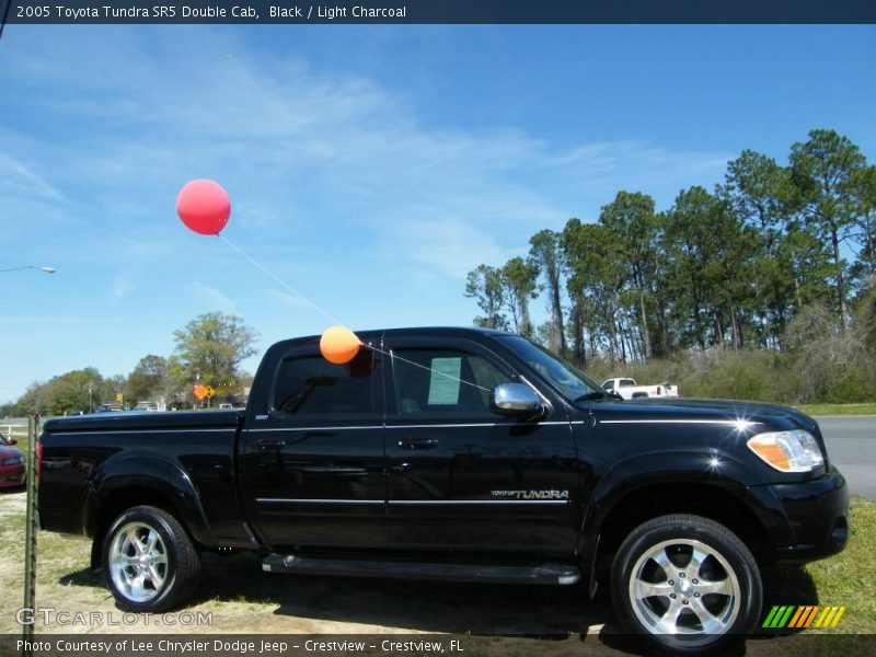 Black / Light Charcoal 2005 Toyota Tundra SR5 Double Cab