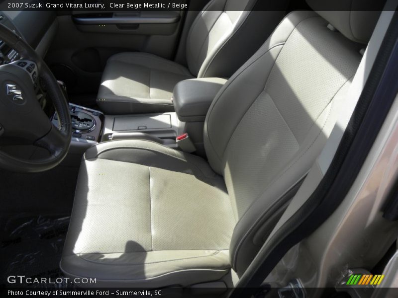 Clear Beige Metallic / Beige 2007 Suzuki Grand Vitara Luxury