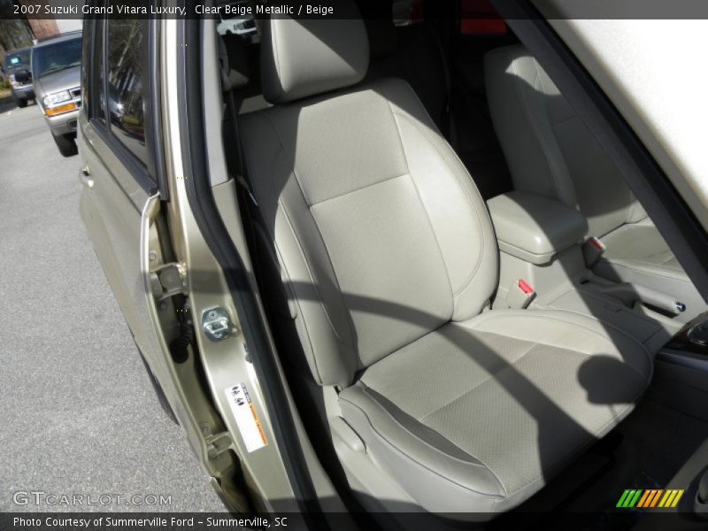 Clear Beige Metallic / Beige 2007 Suzuki Grand Vitara Luxury
