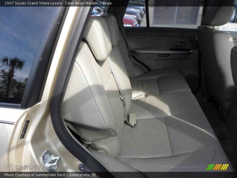 Clear Beige Metallic / Beige 2007 Suzuki Grand Vitara Luxury