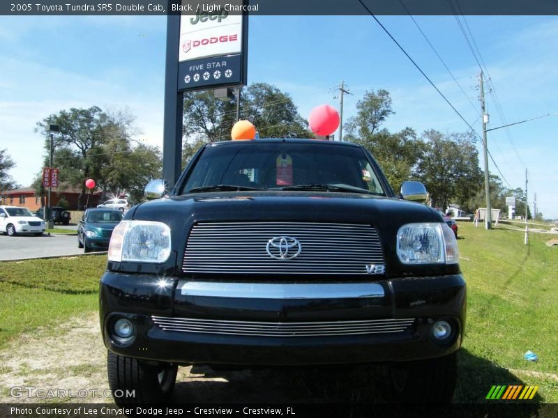 Black / Light Charcoal 2005 Toyota Tundra SR5 Double Cab