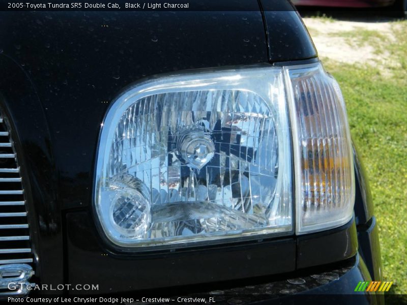 Black / Light Charcoal 2005 Toyota Tundra SR5 Double Cab