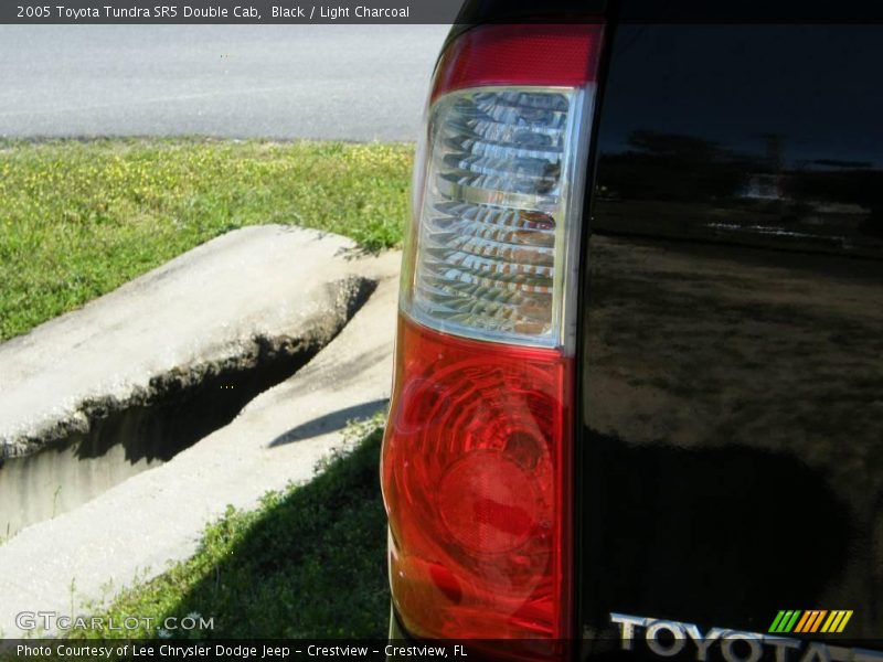 Black / Light Charcoal 2005 Toyota Tundra SR5 Double Cab