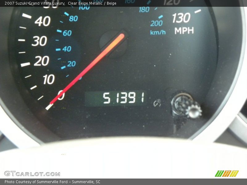 Clear Beige Metallic / Beige 2007 Suzuki Grand Vitara Luxury