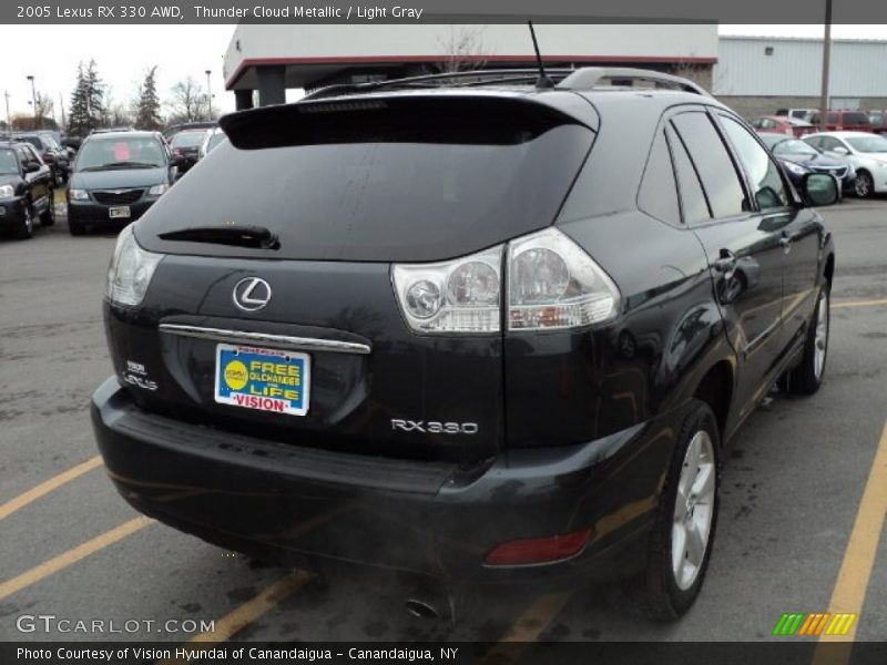 Thunder Cloud Metallic / Light Gray 2005 Lexus RX 330 AWD