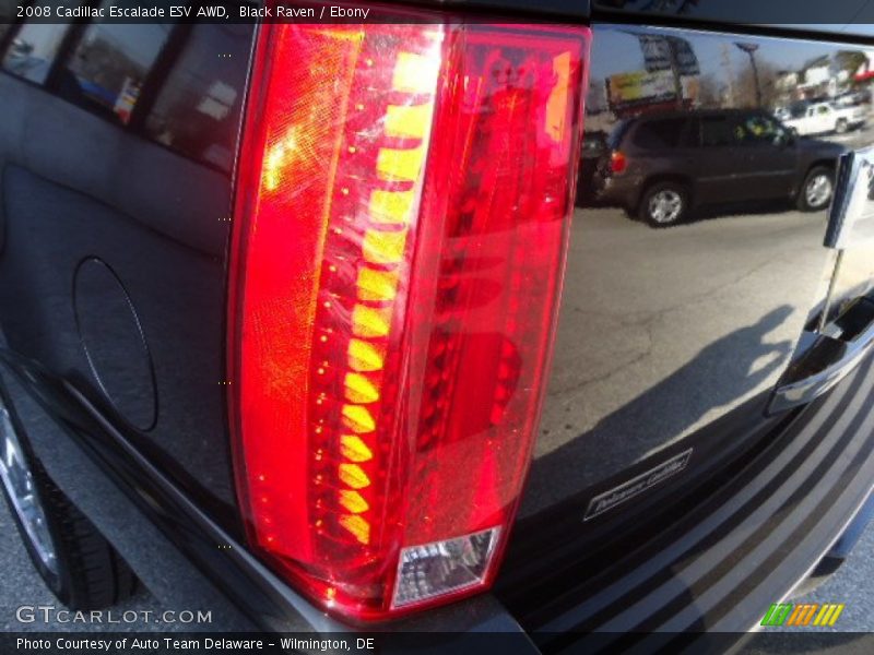 Black Raven / Ebony 2008 Cadillac Escalade ESV AWD