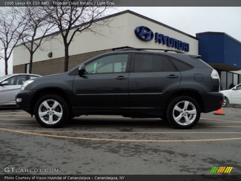 Thunder Cloud Metallic / Light Gray 2005 Lexus RX 330 AWD