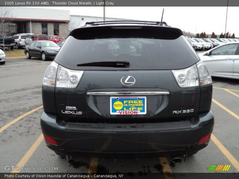 Thunder Cloud Metallic / Light Gray 2005 Lexus RX 330 AWD