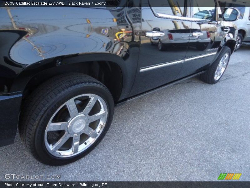 Black Raven / Ebony 2008 Cadillac Escalade ESV AWD