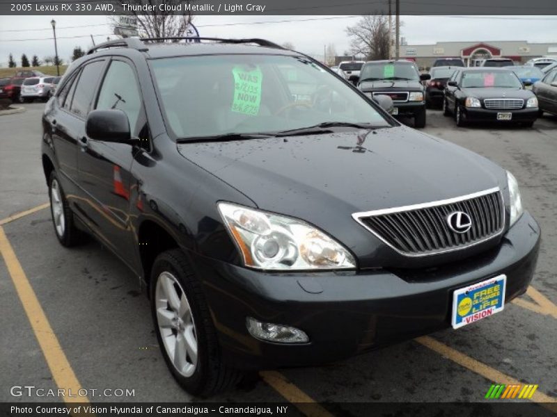 Thunder Cloud Metallic / Light Gray 2005 Lexus RX 330 AWD