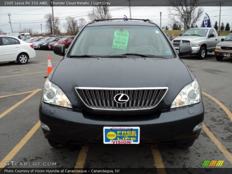 Thunder Cloud Metallic / Light Gray 2005 Lexus RX 330 AWD
