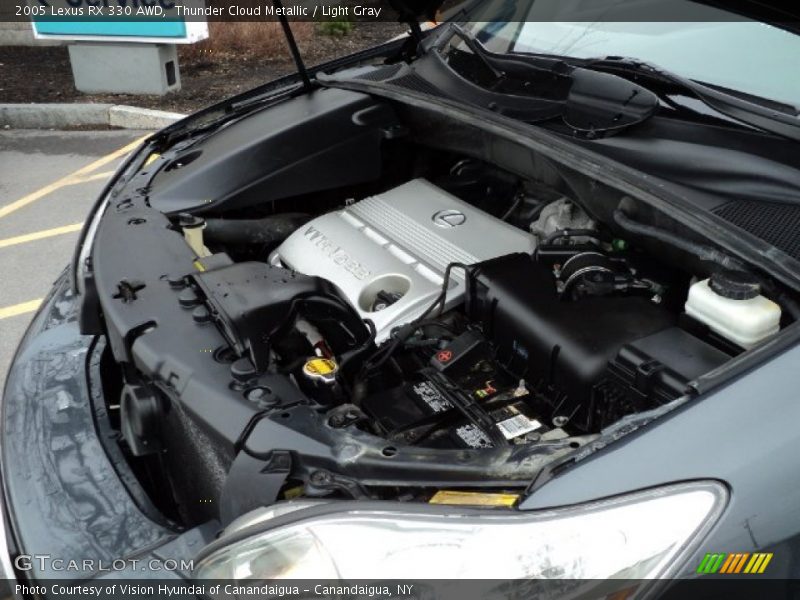 Thunder Cloud Metallic / Light Gray 2005 Lexus RX 330 AWD